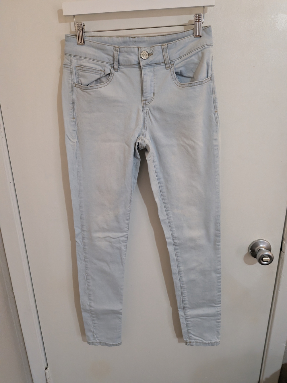 Authentic American Heritage Pale Blue Skinny Jeans